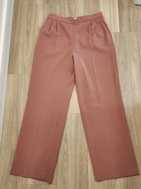 Bar III Rose-Mauve Wide-Leg Dress Pants